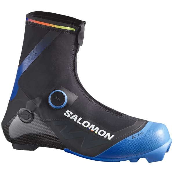 Chaussure ski de fond SALOMON S/LAB CLASSIC BOA BLACK/RACE BLUE/PROCESS BLUE