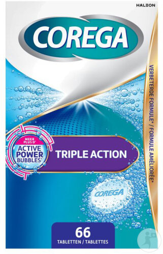 Corega Triple Action 66 Comprimés