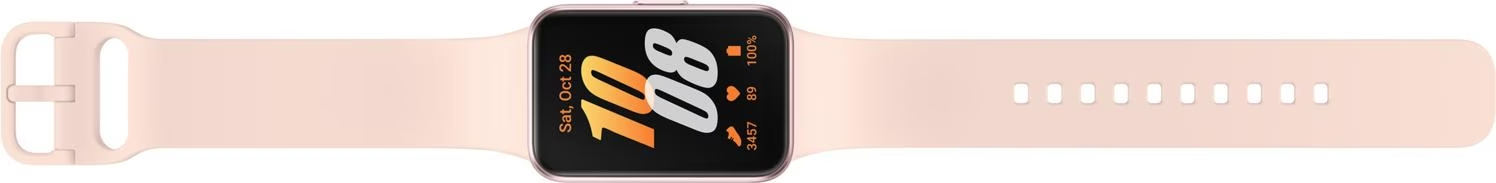 Galaxy Fit3 (40mm) Smart Watch mit Silikon Armband (SM-R390NIDAEUE) - Roségold