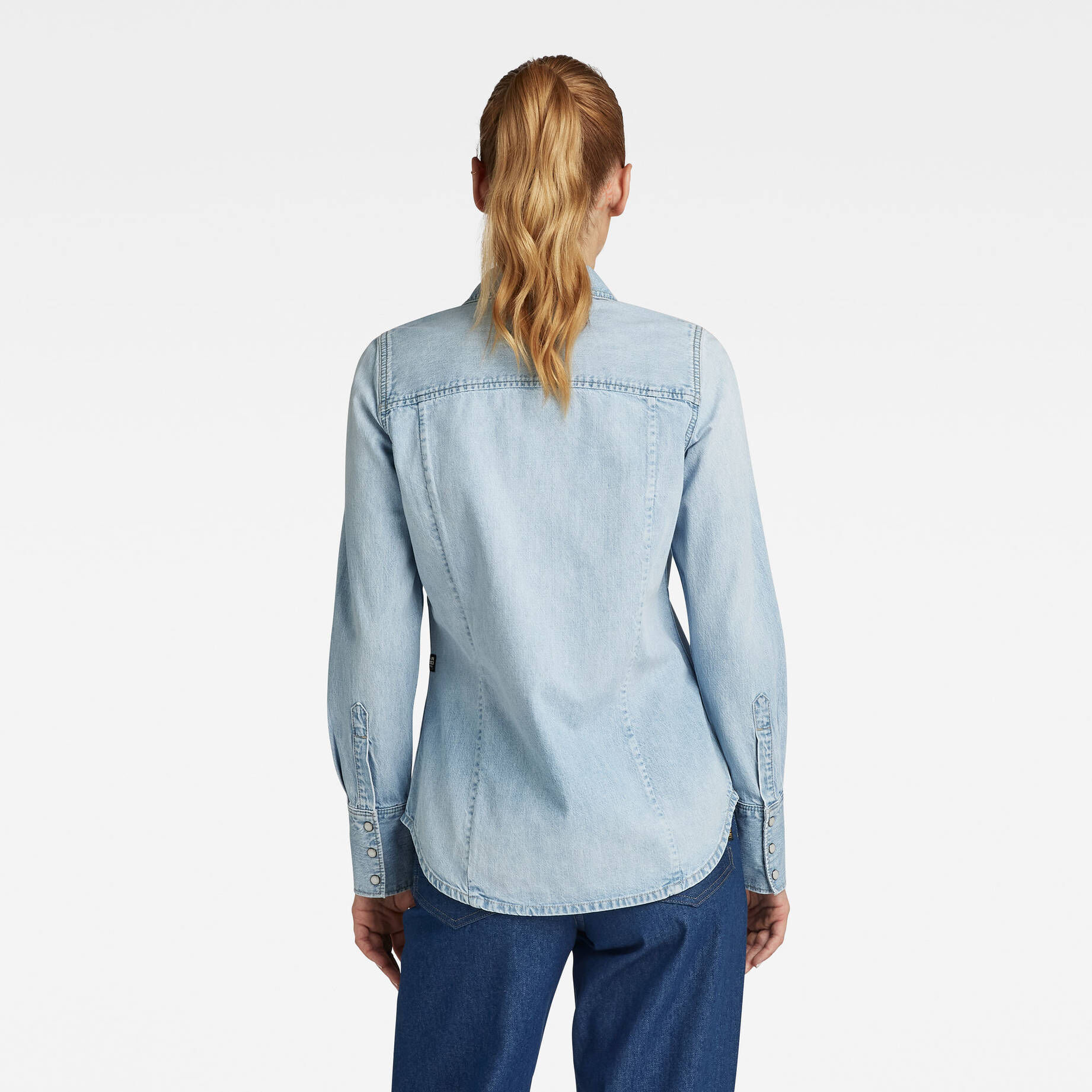 G-Star RAW| Damen Jeansbluse SLIM WESTERN SHIRT Langarm