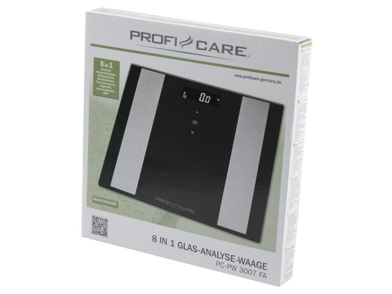Profi Care Körperanalysewaage PC-PW 3007 Schwarz Analysewaage