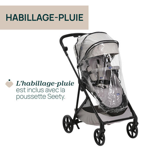 Poussette Seety - Florence beige - CHICCO
