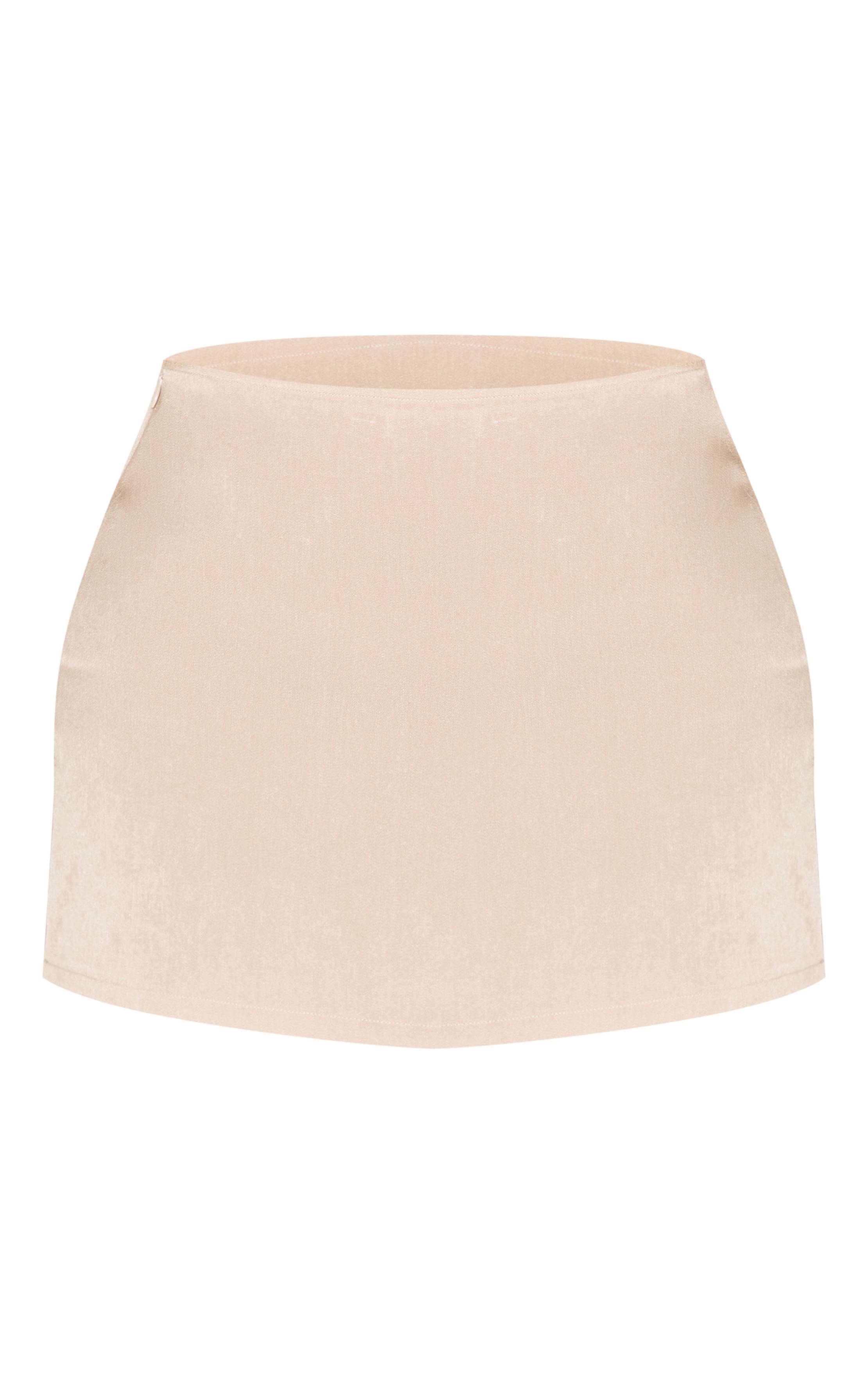 Gris Pierre Ensemble Jupe Mini Taille Basse Shape