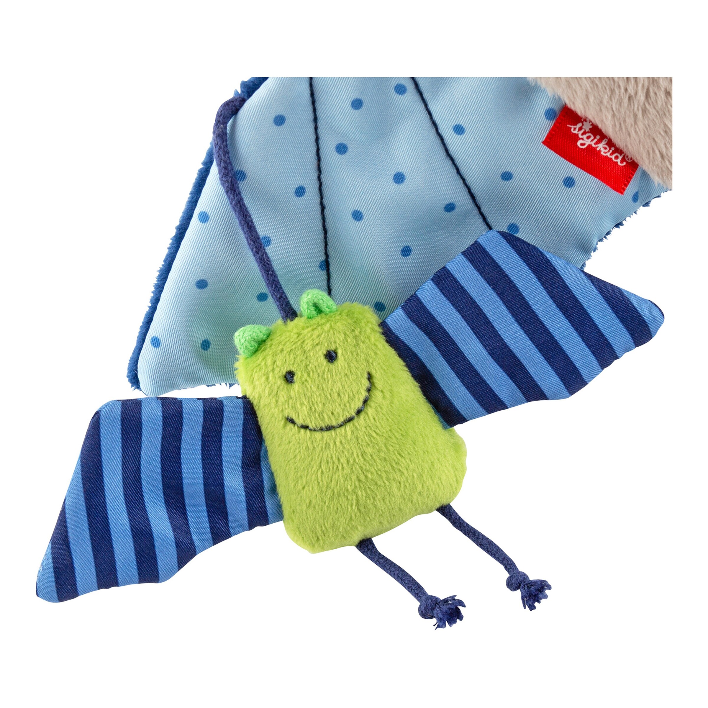 Sigikid Babyschalenanhänger Fledermaus Baby Bite Me! hellblau