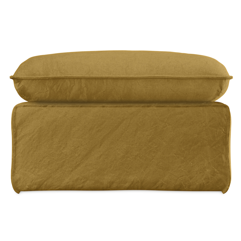 Hocker Nomad linnen burnt ochre