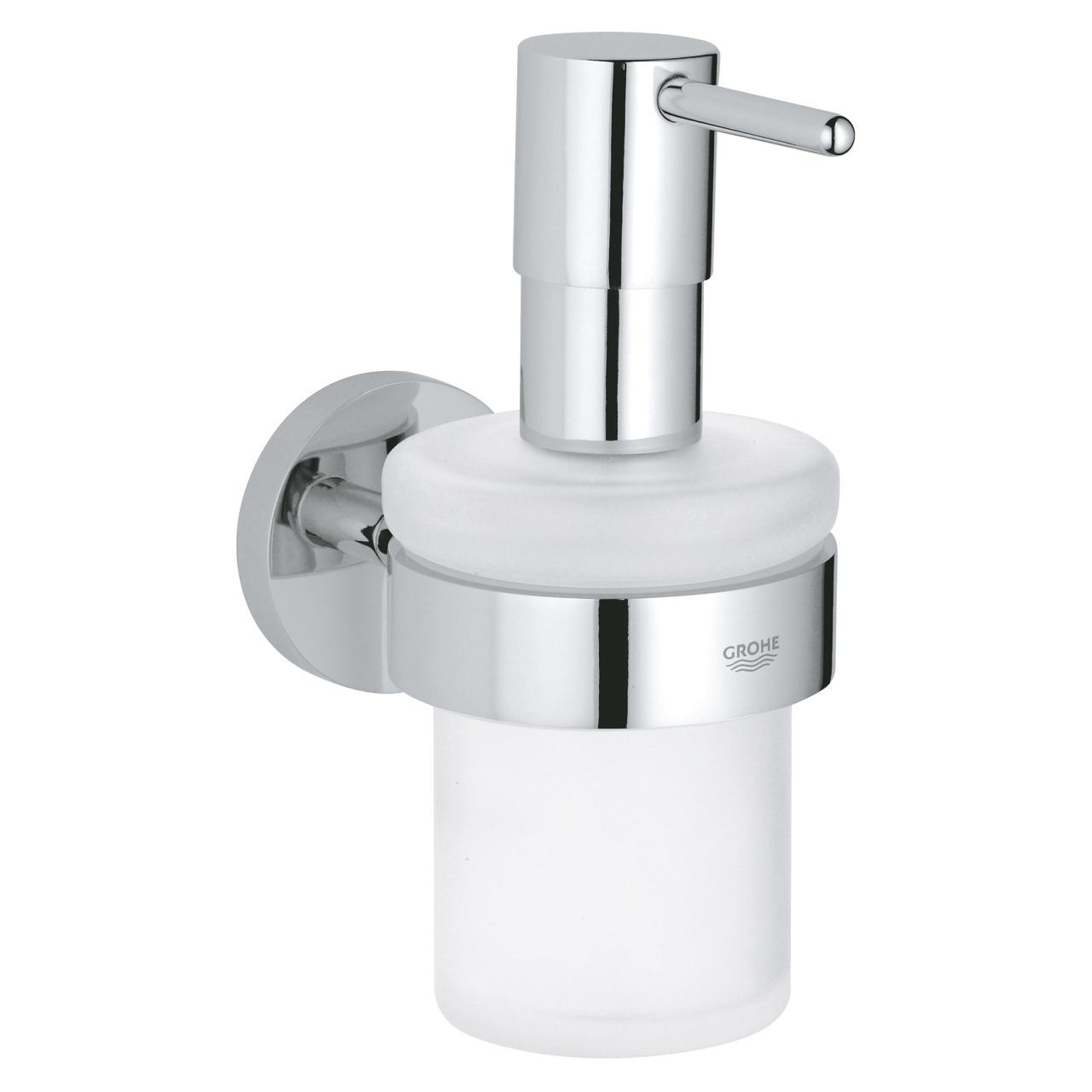 Grohe Essentials zeepdispenser met houder chroom