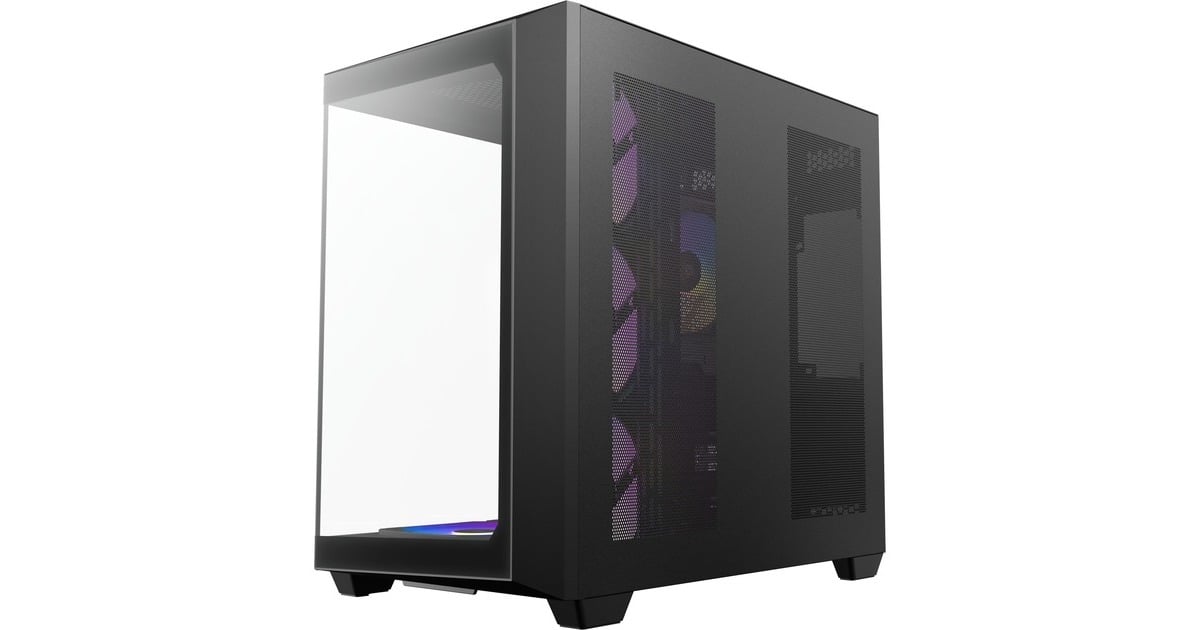 AntecC5 ARGB midi tower behuizing  (Zwart | 2x USB-A | 1x USB-C | Tempered Glass)