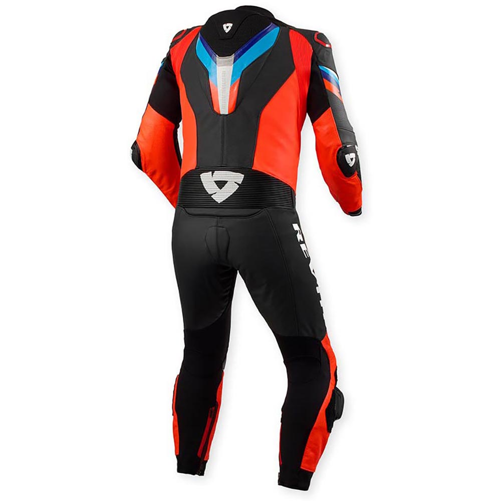 Rev'it - Combinaison Quantum 3 Noir / Rouge fluo
