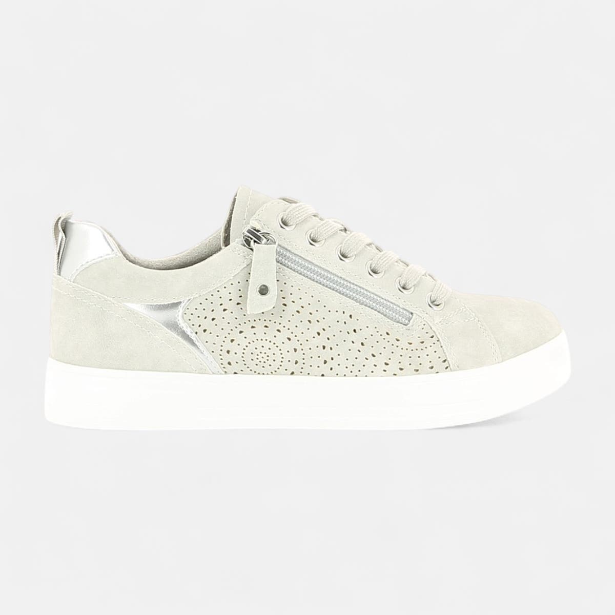 Baskets basses Femme gris