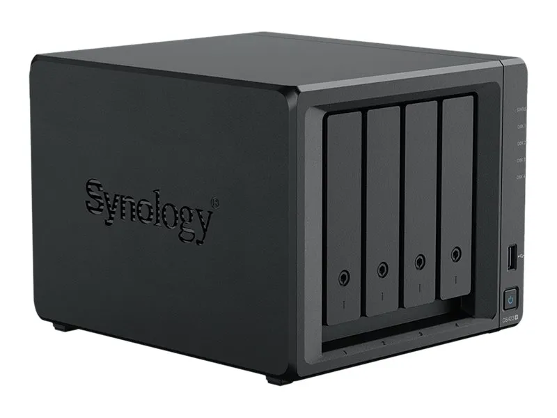Synology Disk Station DS423  - NAS-server - 4 bays - SATA 6Gb/s - RAID 0, 1, 5, 6, 10, JBOD - RAM 2 GB - Gigabit Ethernet - iSCSI support