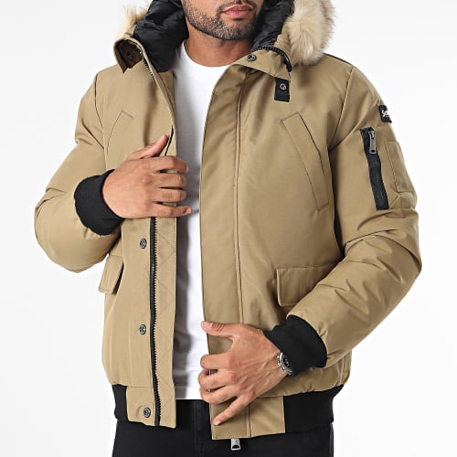 Parka Capuche Fourrure Keyburn Beige