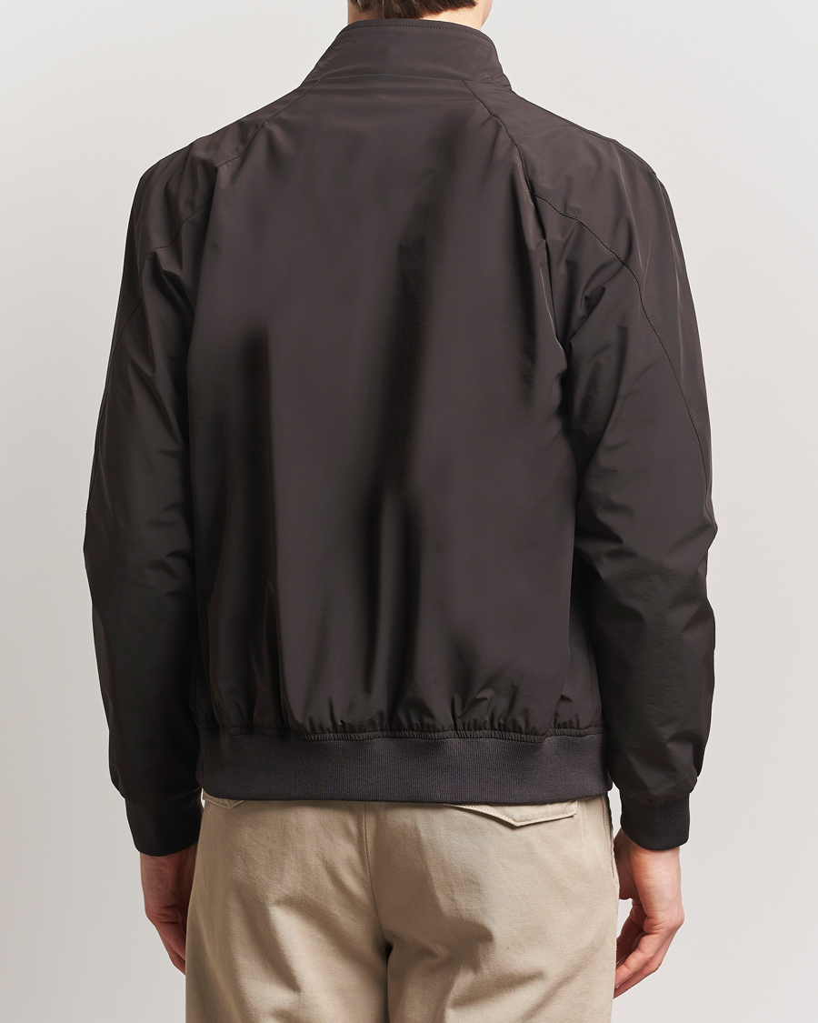 Oscar Jacobson Bomber Nylon Jacket Brown