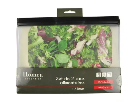 Lot de 2 Sacs Alimentaires 