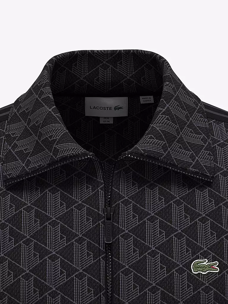 LACOSTE Sweatjacke grau