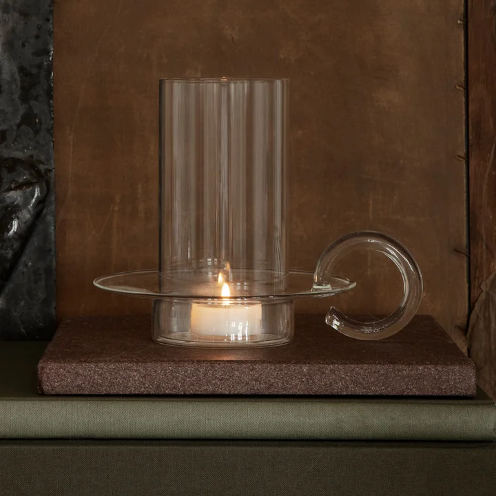 Ferm Living - Luce Kerzenhalter Glas, klar