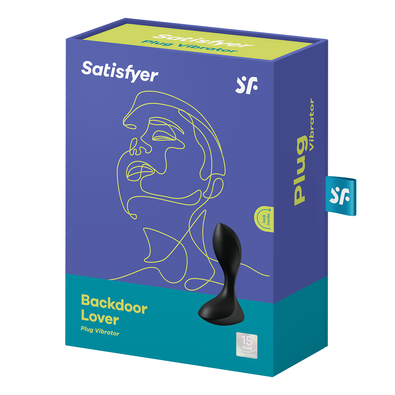 Backdoor Lover Anal Plug Vibrator (4061504004181) - Schwarz