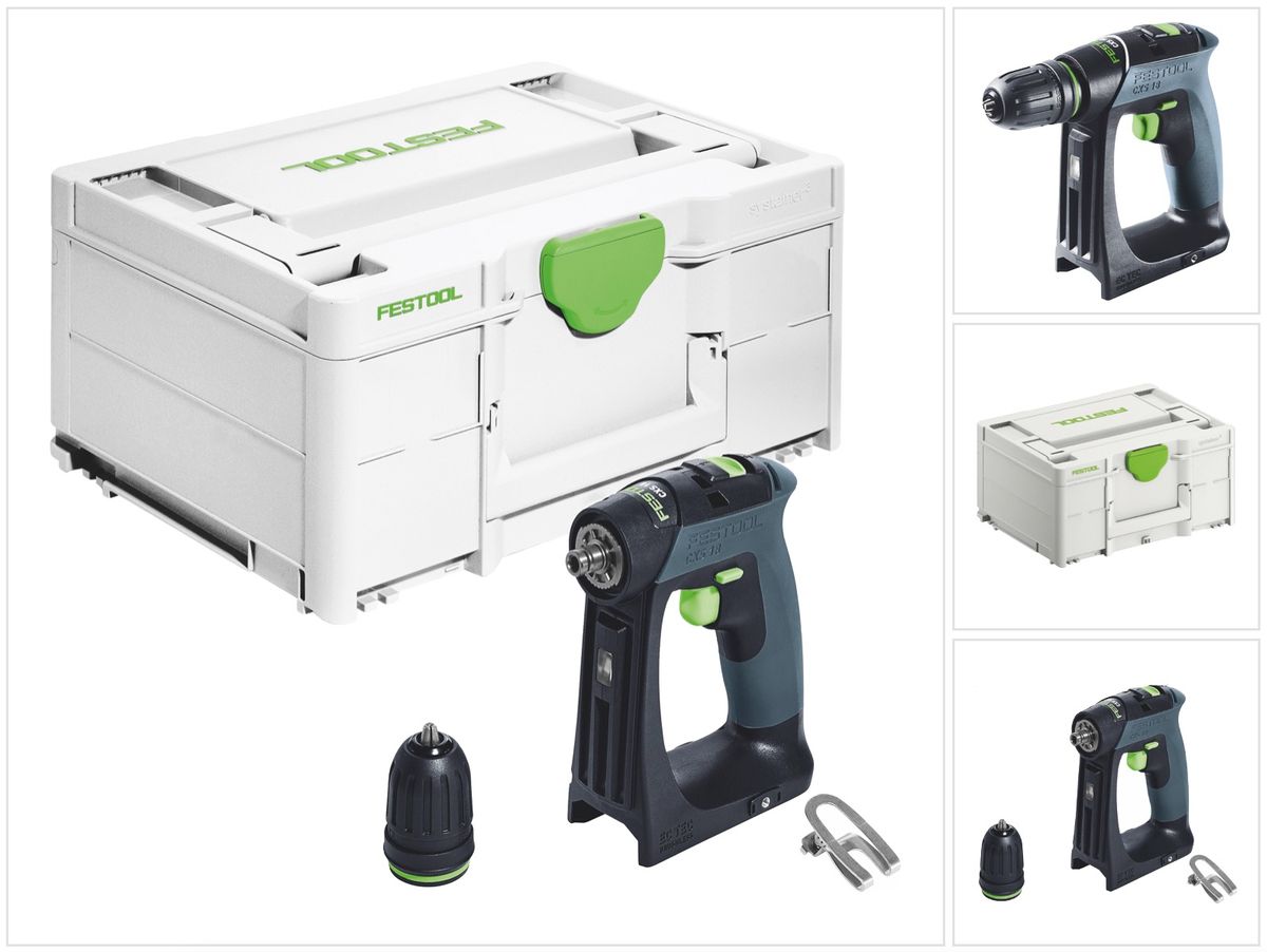 Festool CXS 18-Basic Accuboormachine 18 V 40 Nm Borstelloos (576882) + Systainer - zonder accu, zonder lader
