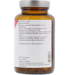 TS Choice Natuurlijke Vitamine E 200 Capsules 60CP
