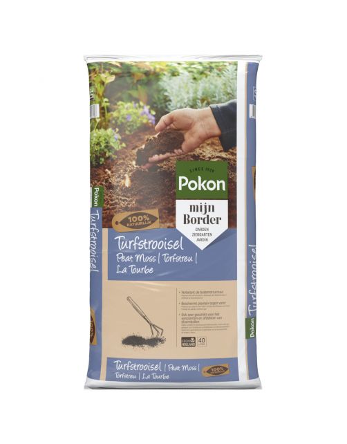 Pokon Turfstrooisel - Potgrond Turf - 40 l