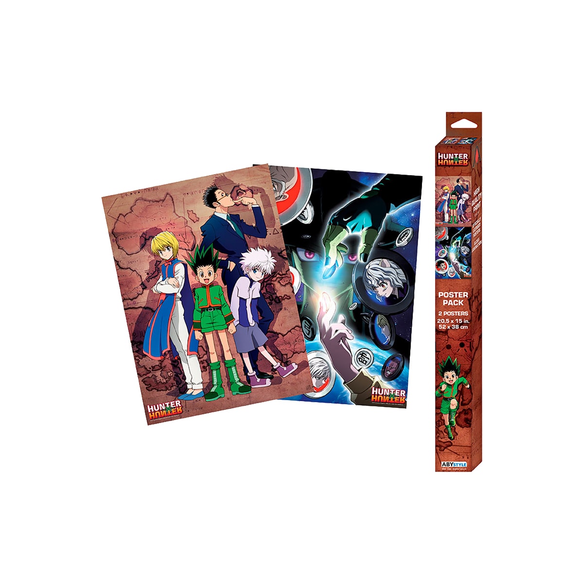GB eye Hunter x Hunter sett med to plakater