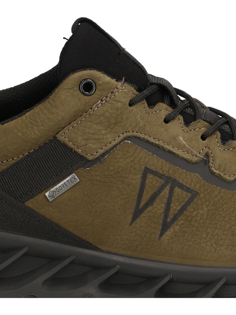 Lederkombination Sneaker