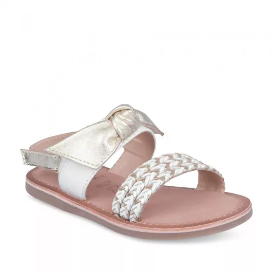 Sandales BLANC NINI & GIRLS CUIR