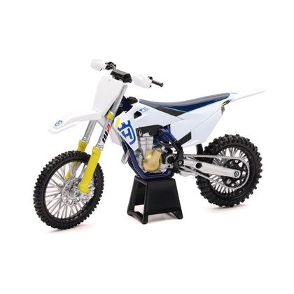 Miniature Newray Moto Husqvarna 450 FC - Echelle 1/12° - Blanc / Noir