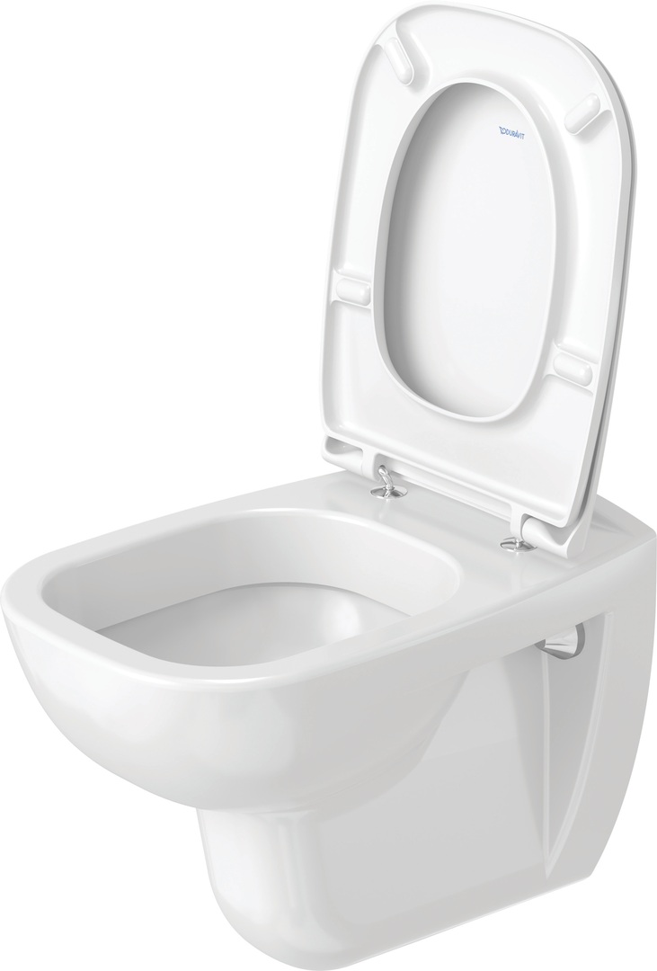 Duravit D-Code verhoogd toilet diepspoel wit glans