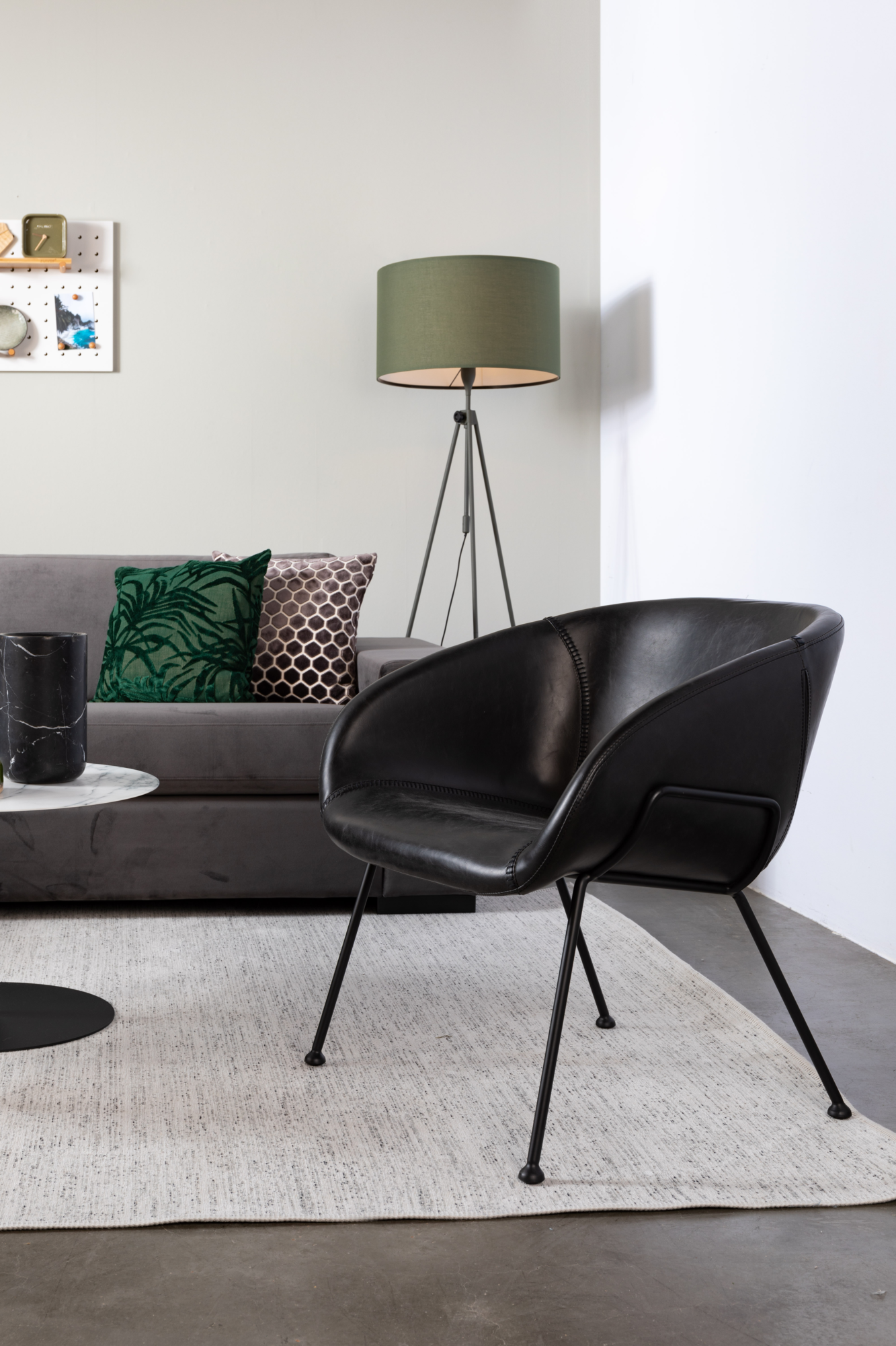 Fauteuil Feston grijs