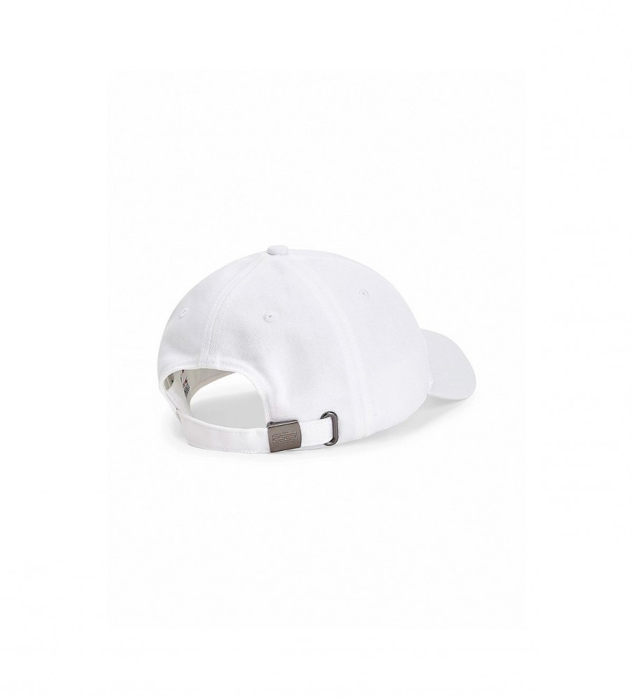 Boné Tommy Jeans Flag Branco