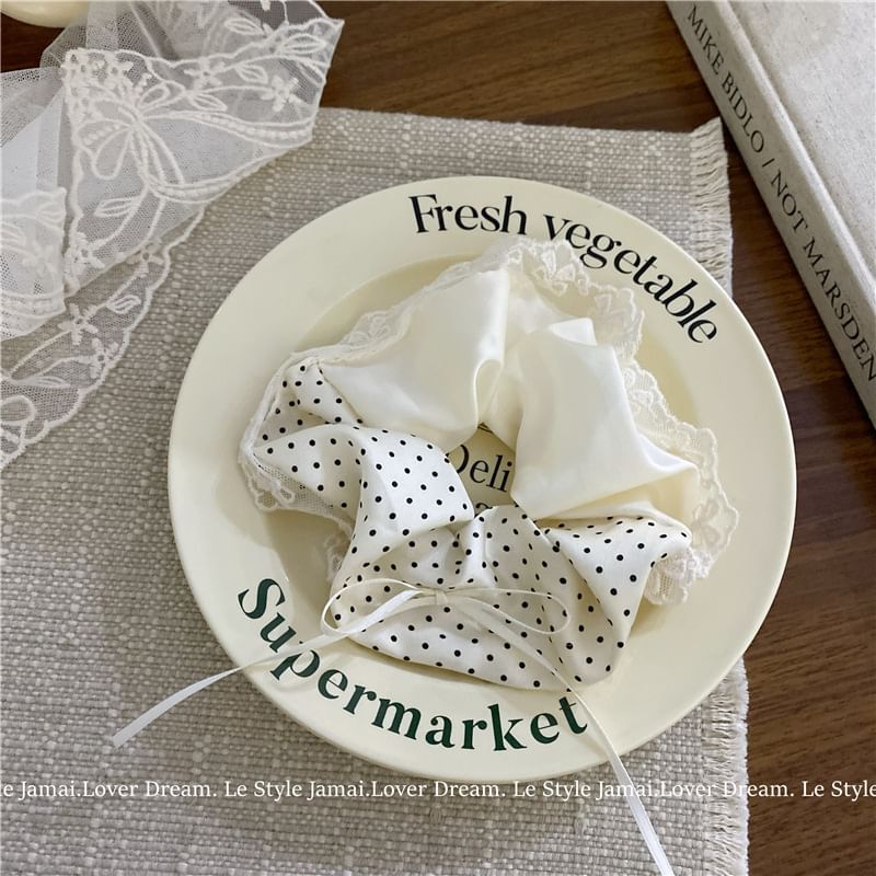 BeDaisy - Polka Dot Scrunchie / Bandana Hoofdband (Diverse Ontwerpen)