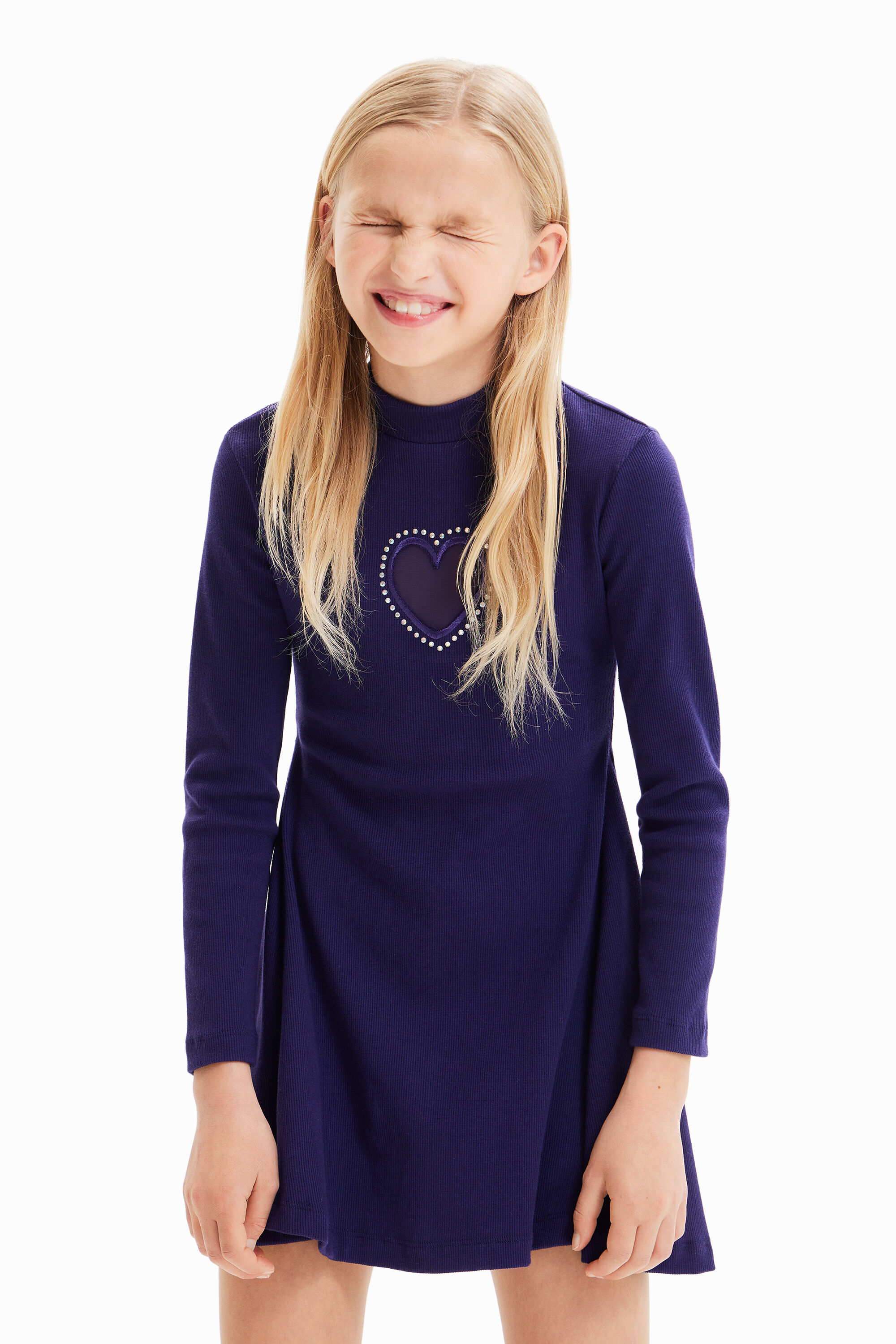 Robe découpe cœur