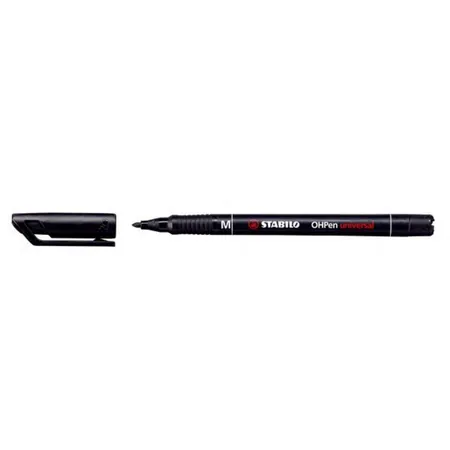 Folienstift - STABILO OHPen universal - permanent medium - Einzelstift - schwarz