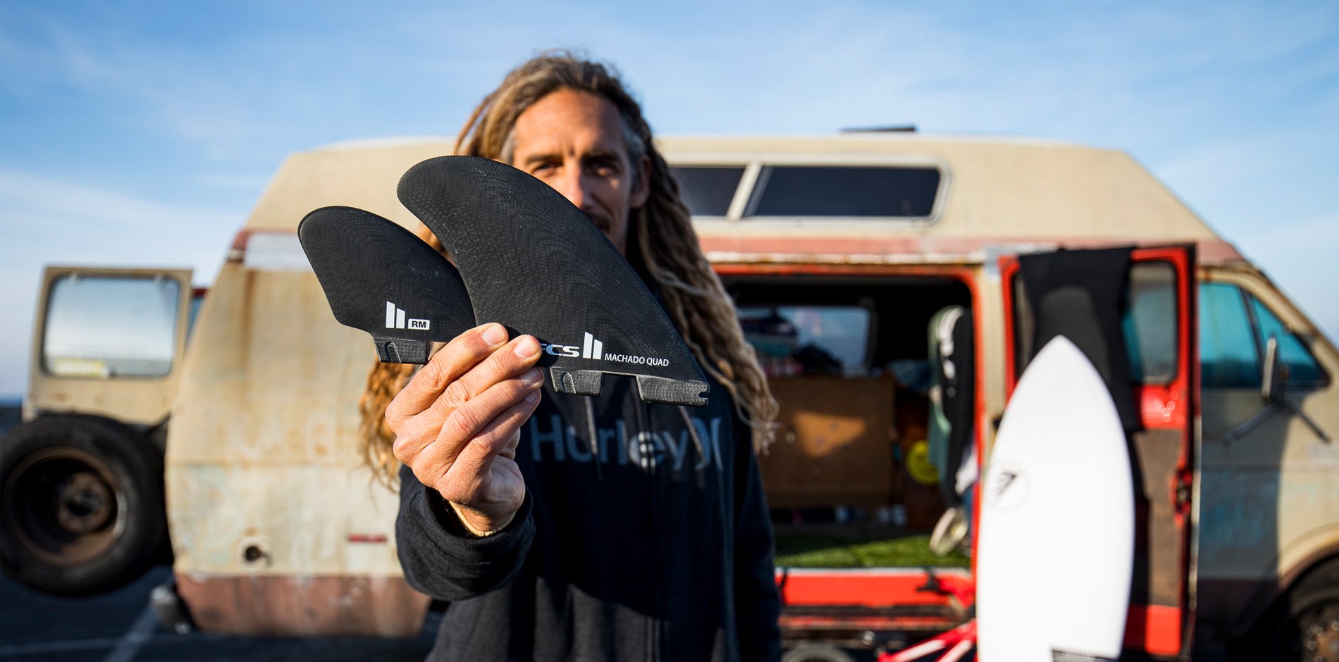 FCS RM Rob Machado Quad PG FCS II - Black