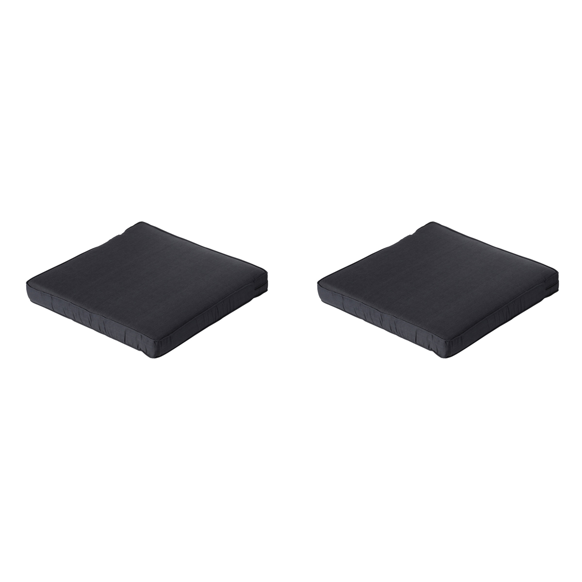Madison Basic black Zitkussen - Set van 2