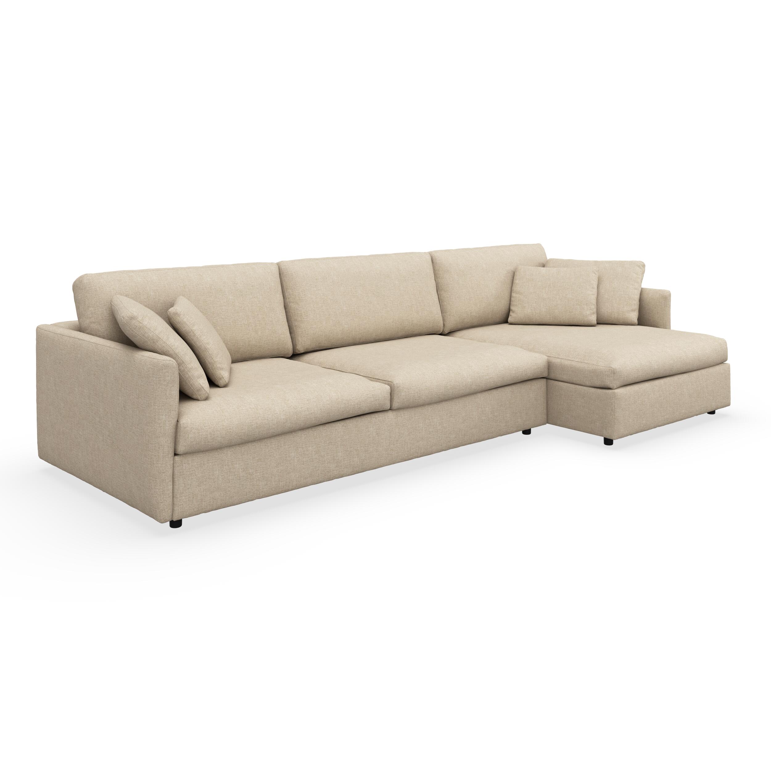 Angolo højrevendt sofa med chaiselong