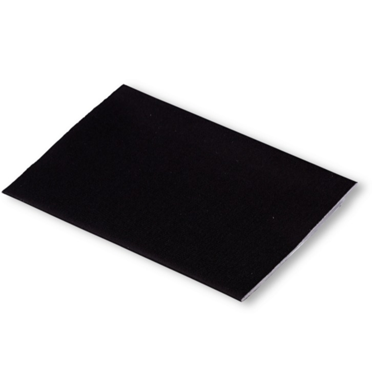 (2er Set) Nylon Klebe Flicken Wasserabweisende Patches Universal Tape für Heimwerker / Reparaturen (929500) - Schwarz