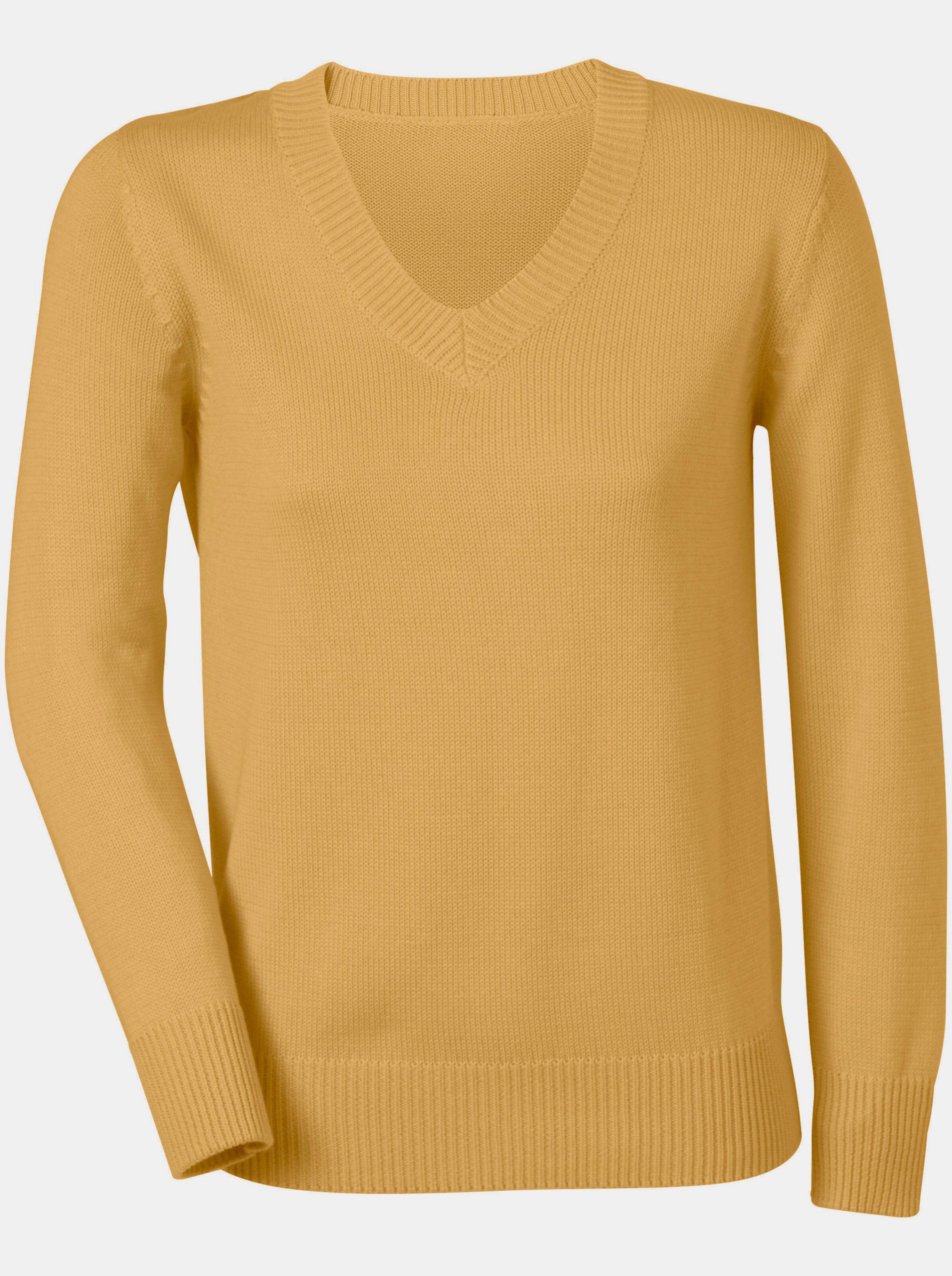V-Ausschnitt-Pullover
