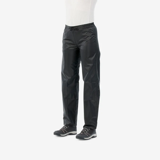 Decathlon Quechua - Calça impermeável feminina Quechua Raincut