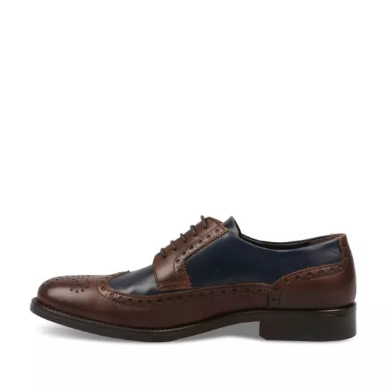 Derbies MARRON B-BLAKE CUIR