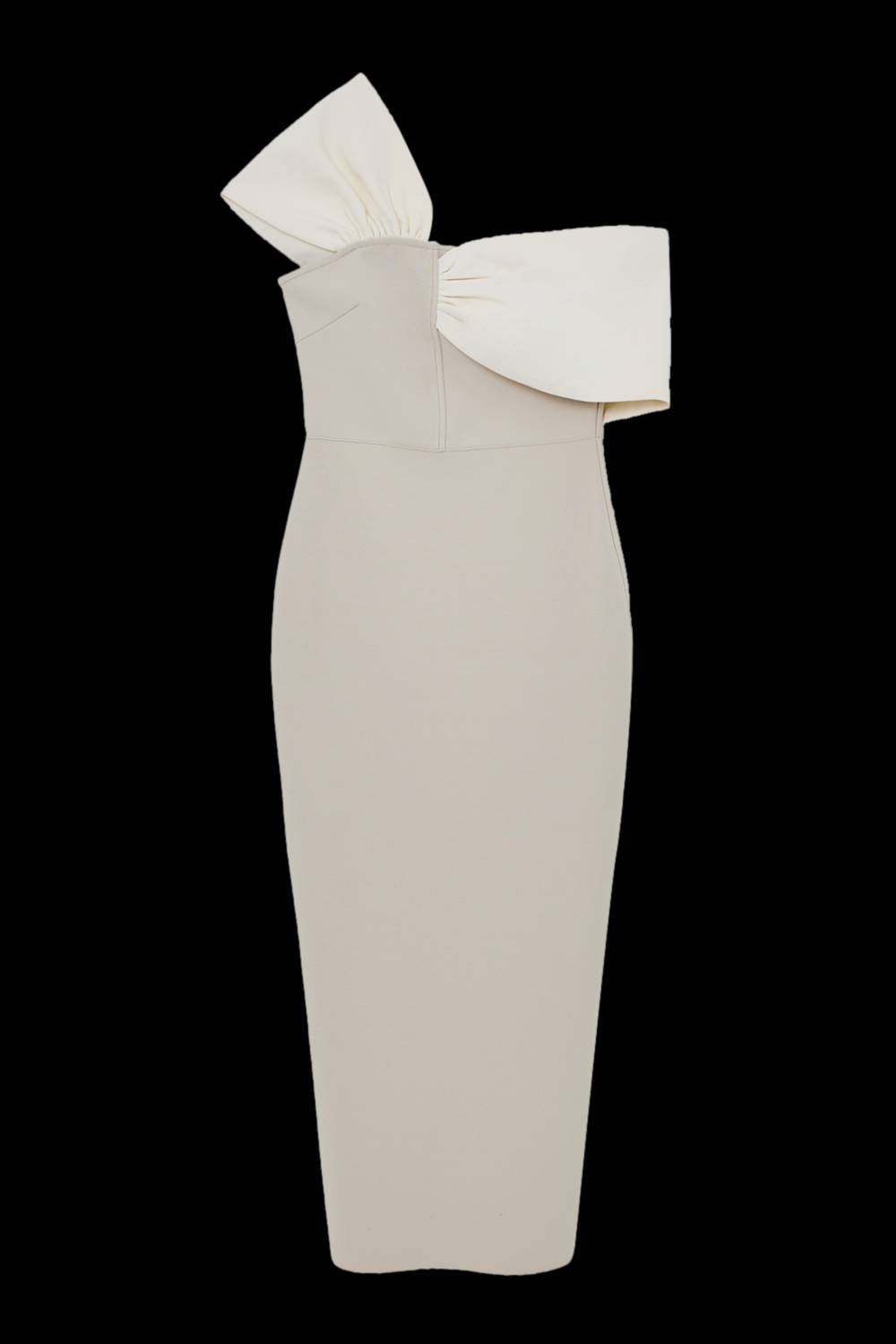 KarenMillen Robe midi en tricot à bandage et bretelles asymétriques Figure Form