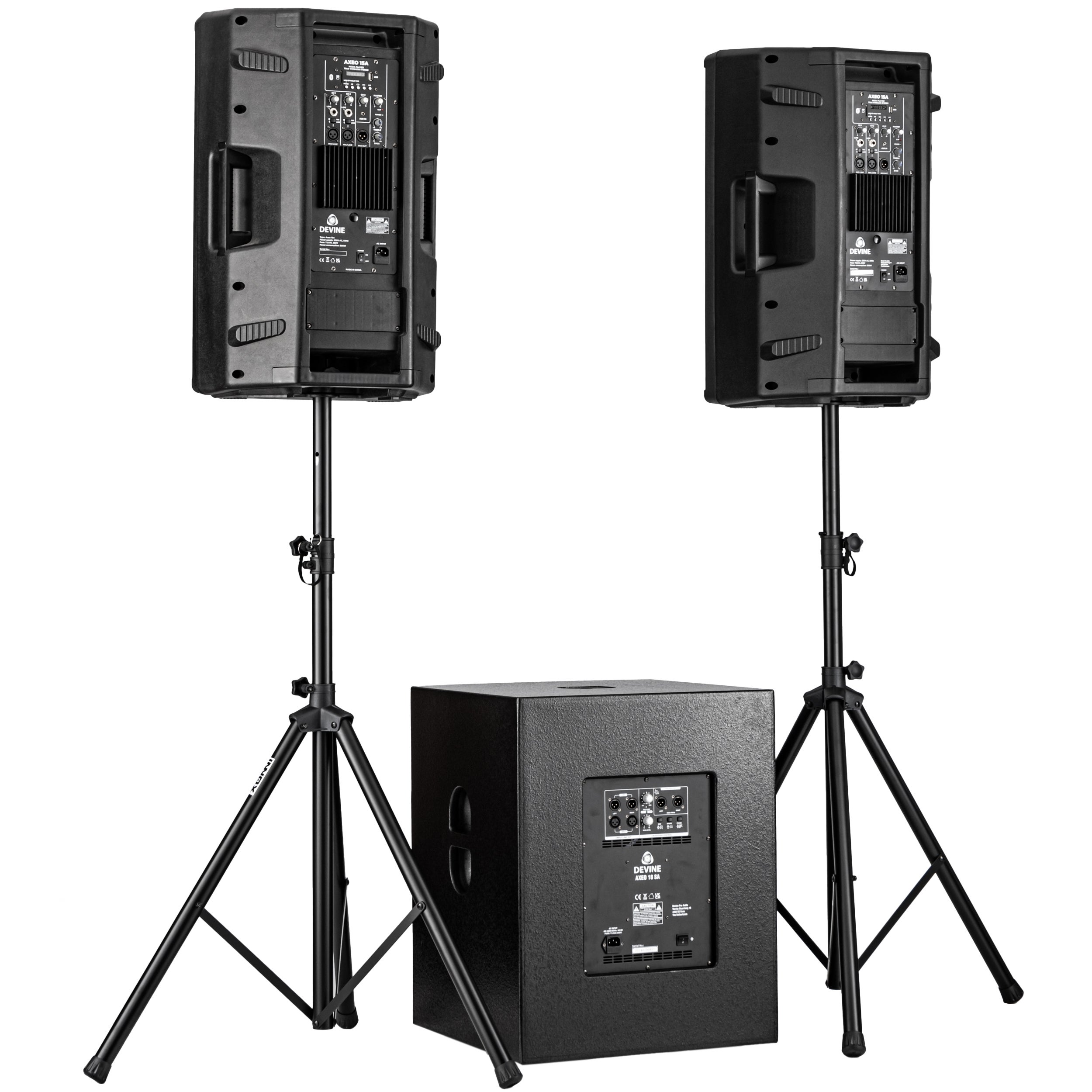 Devine Axeo 2.1 speakerset 15A + 18SA