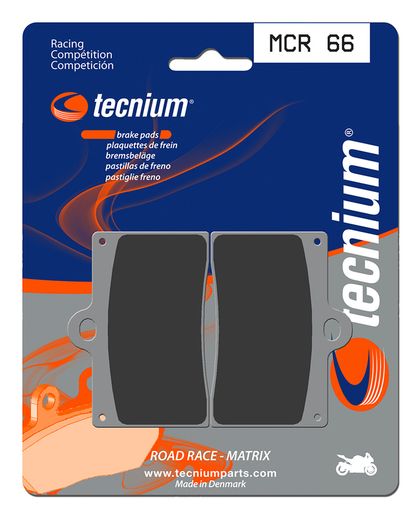 Plaquettes de freins Tecnium Racing métal fritté carbone - MCR66
