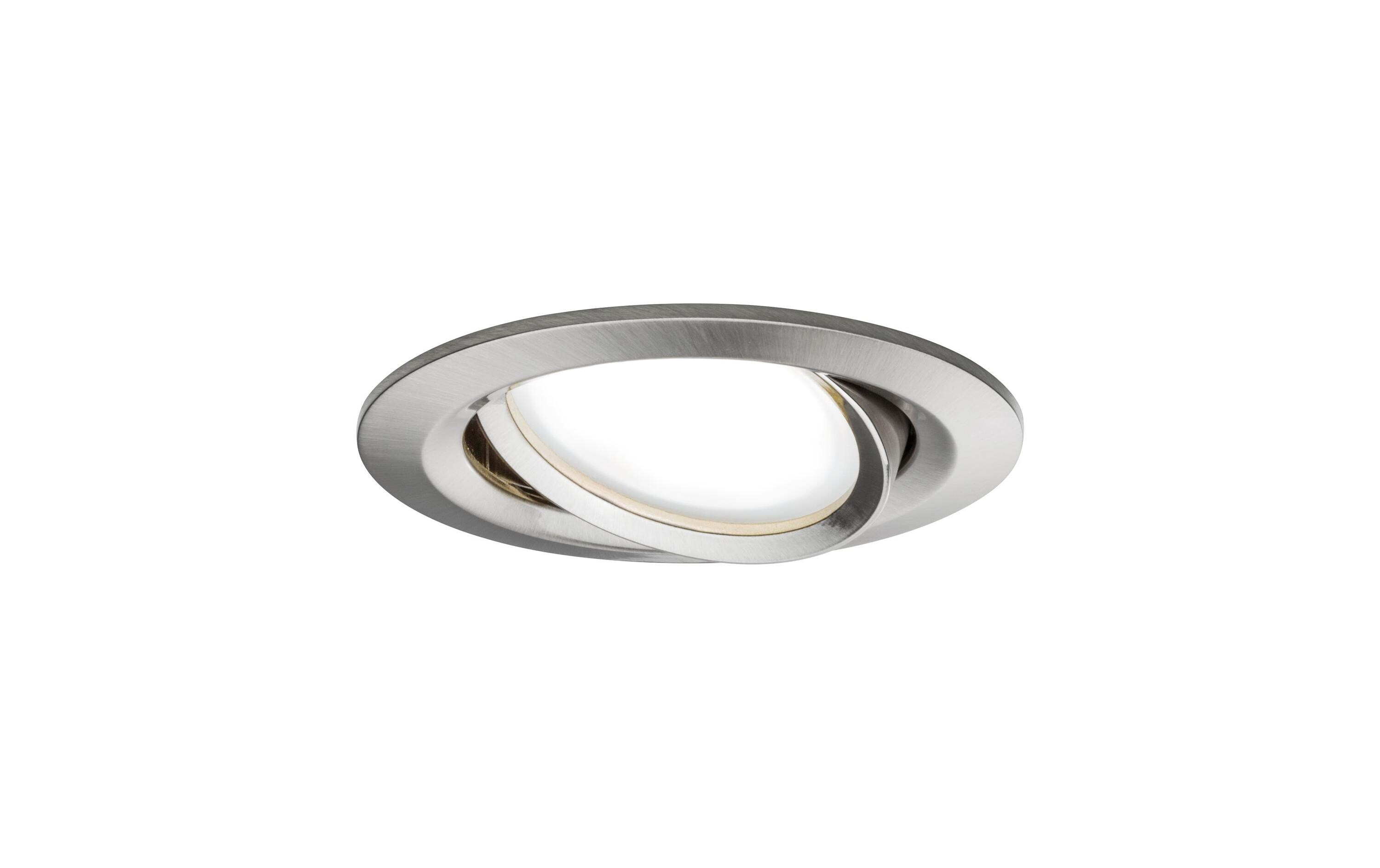 Einbauspot Nova Plus Set, 3 x 6 W, 2700- 6500 K, EisenLED Einbauspots Smart Home Zigbee