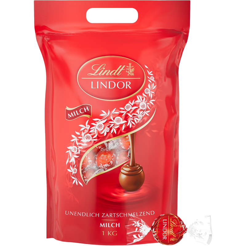 Lindt Lindor Kugeln Milch, 1000 g