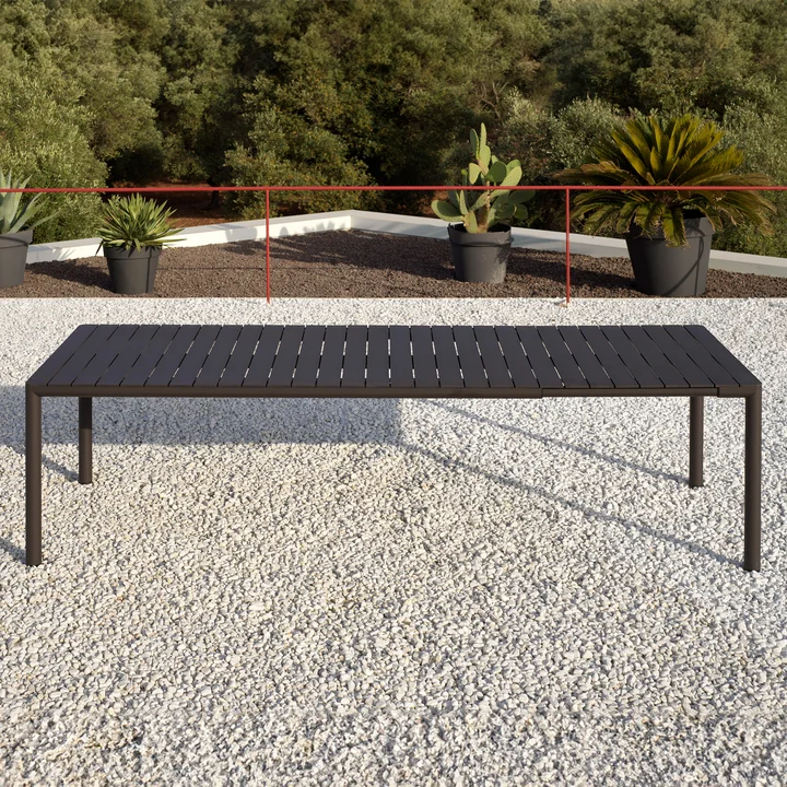 Nardi - Tevere ausziehbarer Gartenesstisch 210, corda