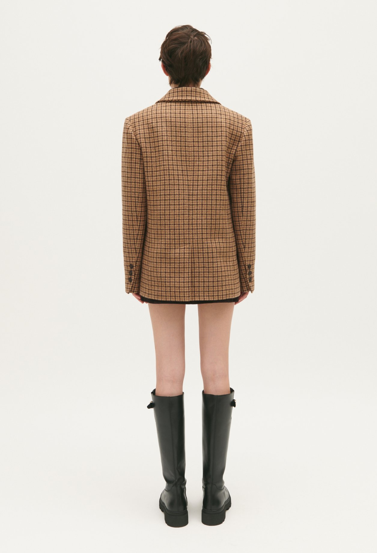 Veste velours carreaux