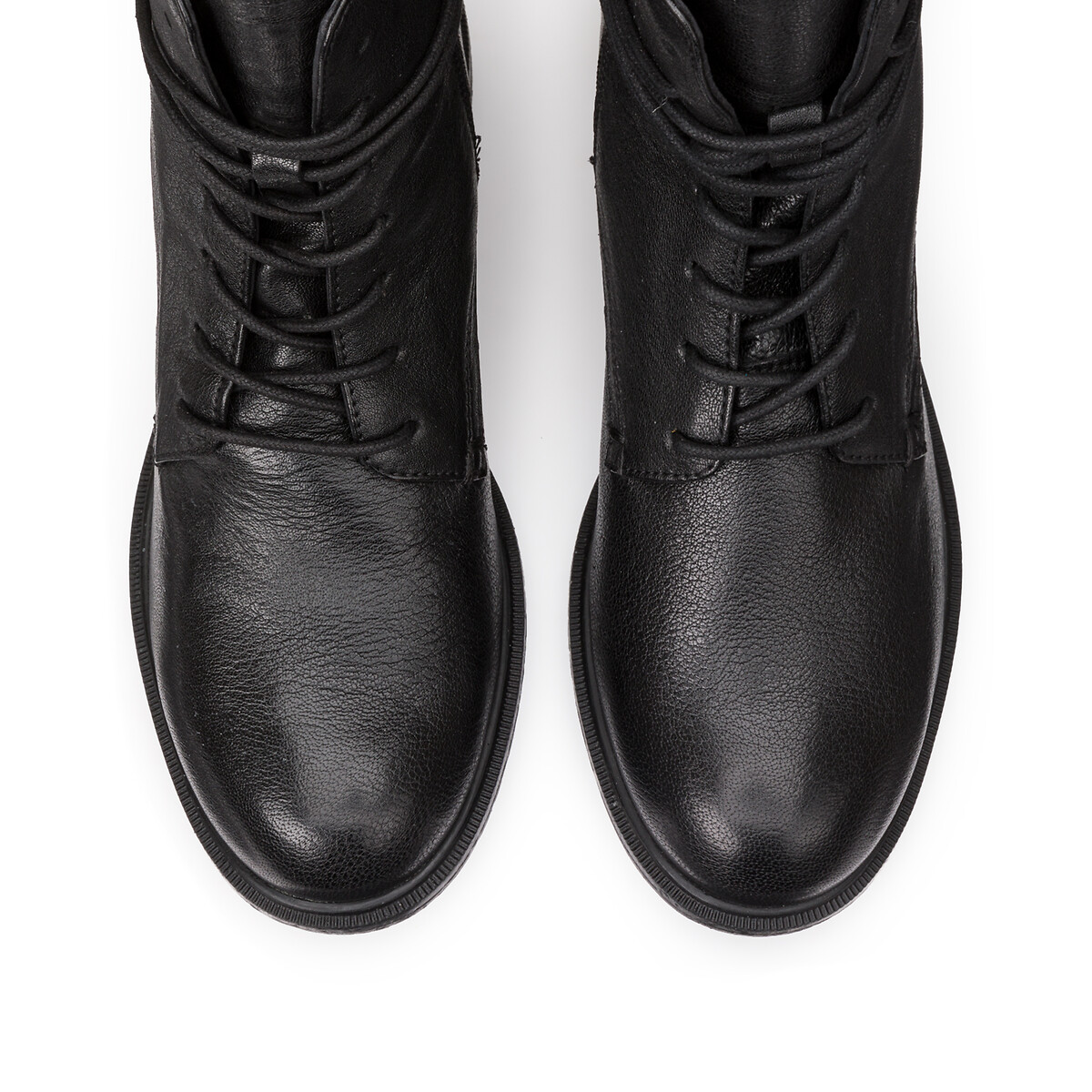 GEOX<br>Botas de couro respiráveis com cadarços Catria