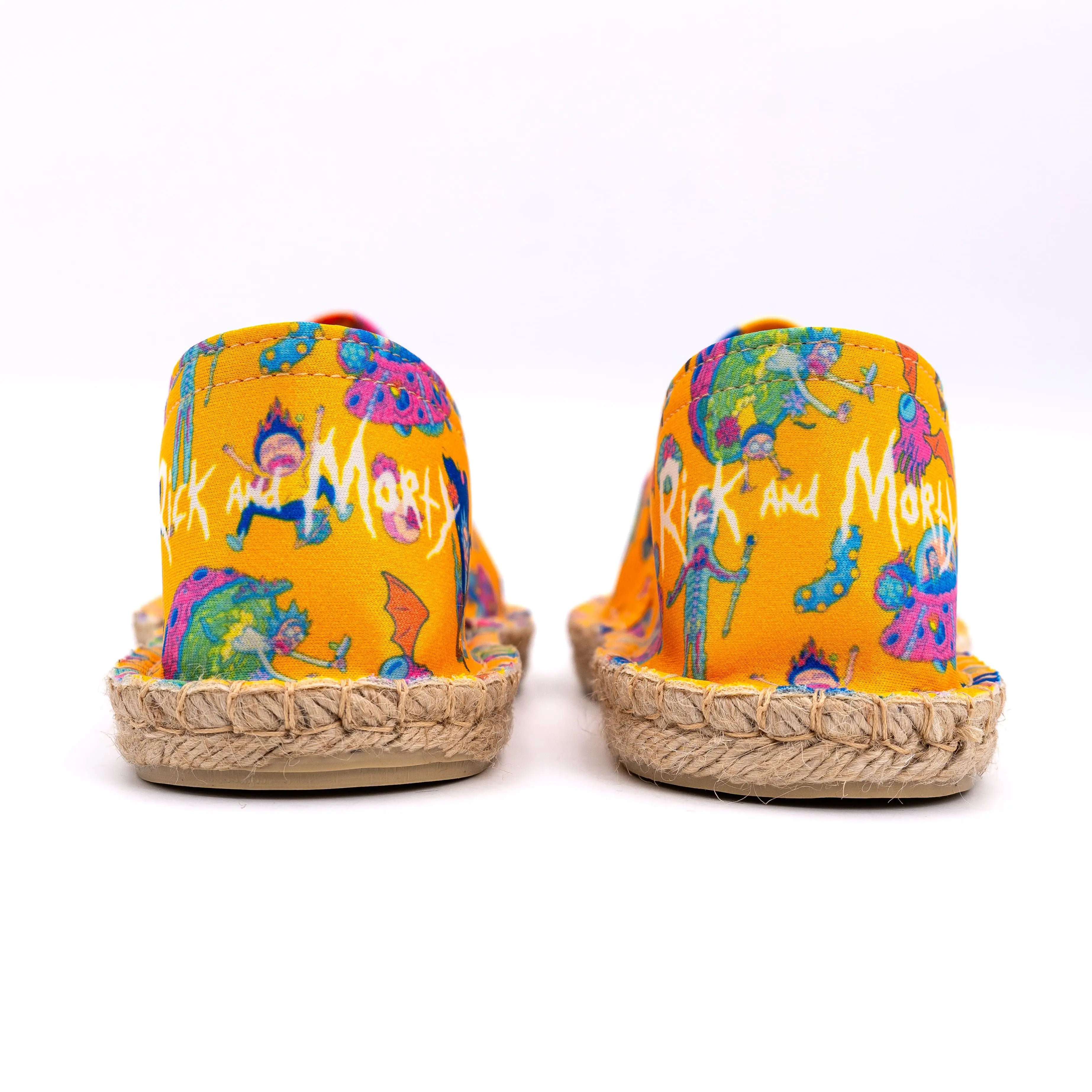 Espadrille Rick et Morty vaisseaux jaune
