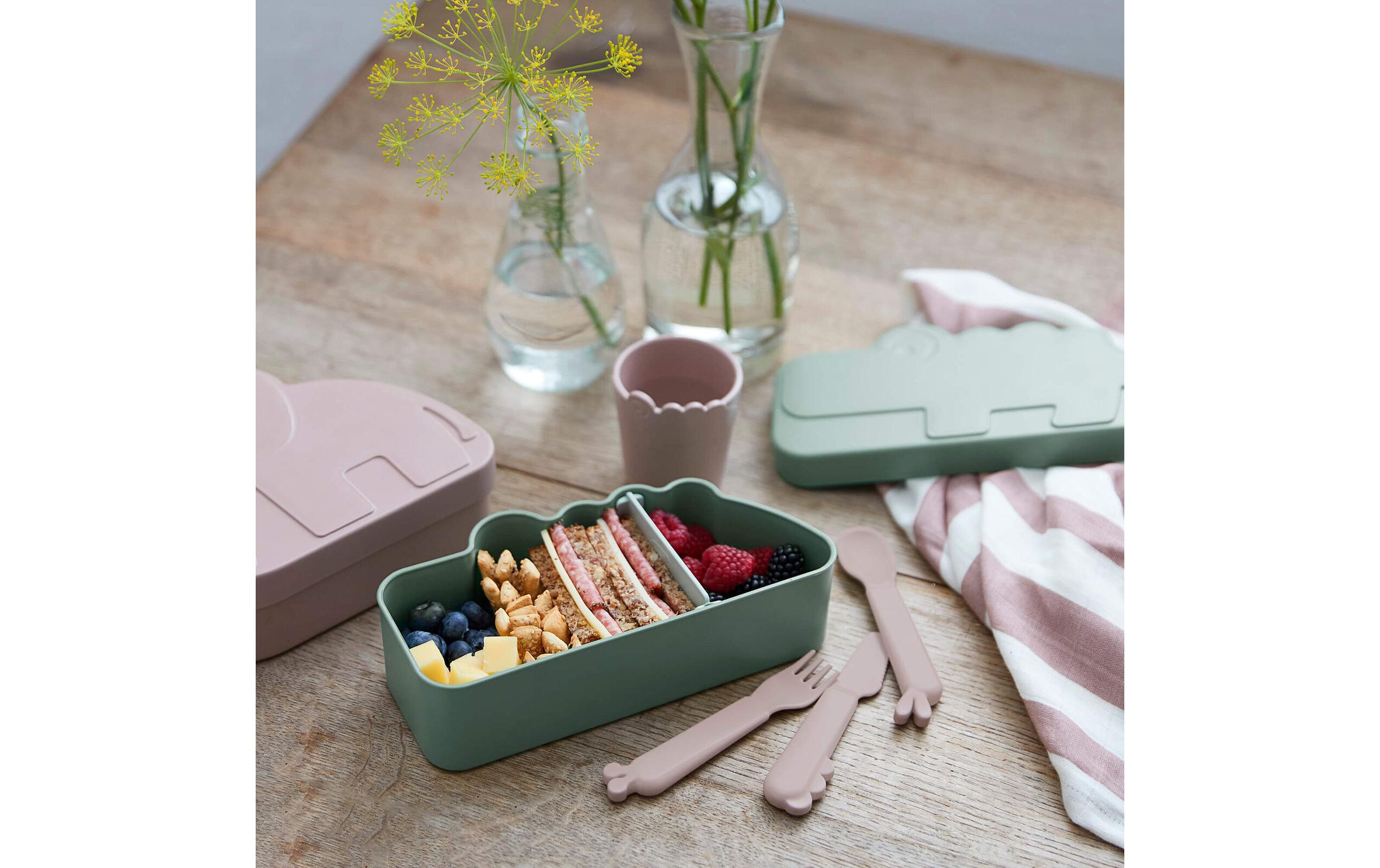 Frühstücksbox Kiddish GrünStabile und nachhaltige Lunchbox